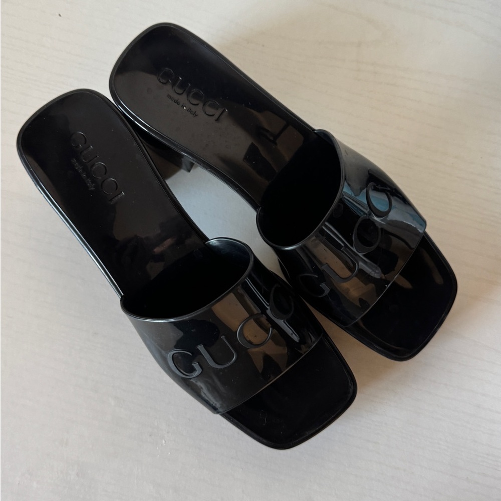 GUCCI 60mm Slide Sandal Black